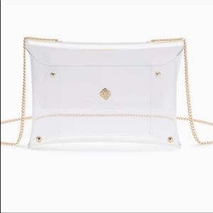 Clear Kendra Scott purse/clutch, translucent, NEW!